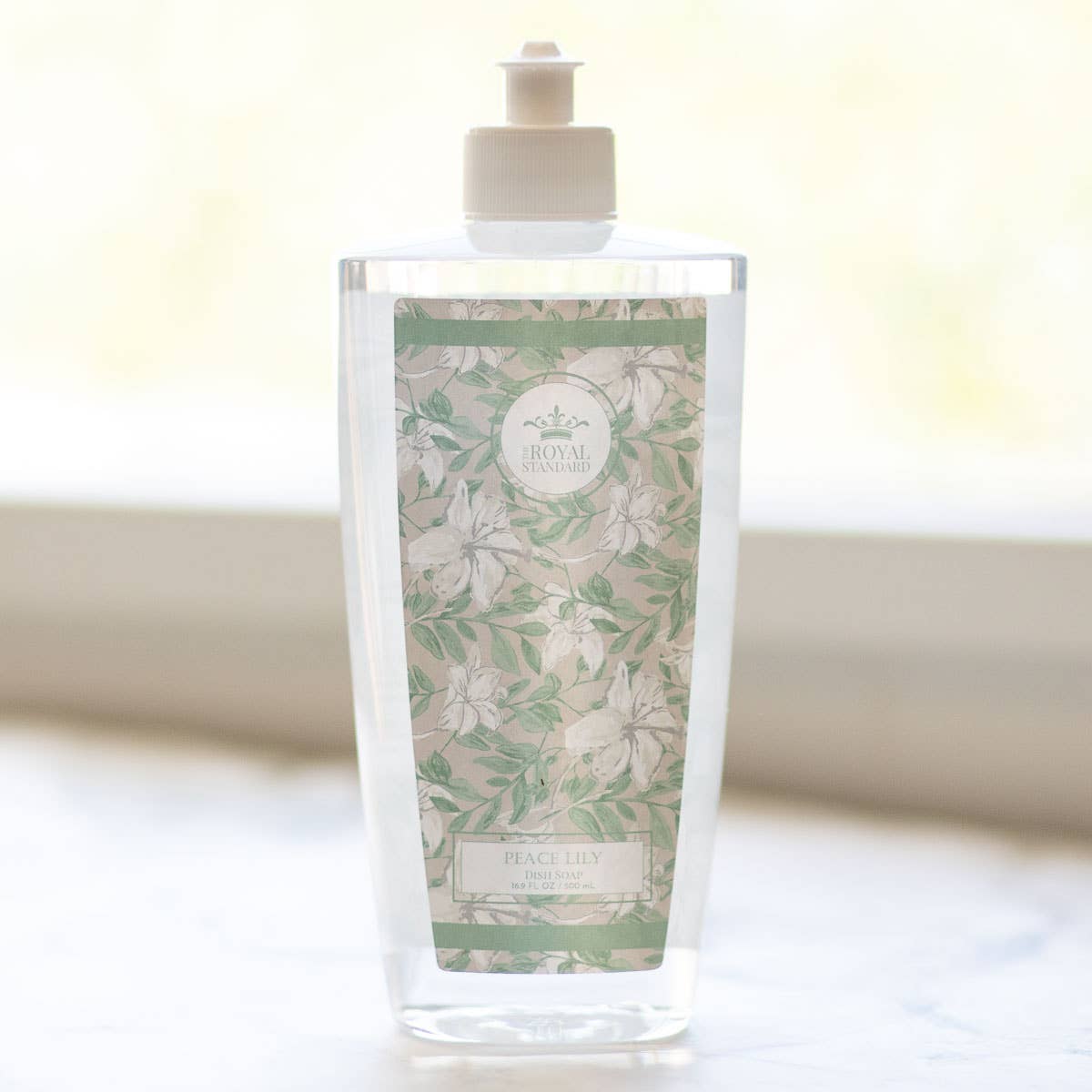 The Royal Standard - Peace Lily Dish Soap   Lemon Scented   16.9 oz