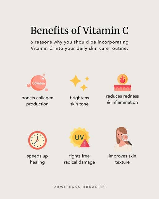 Rowe Casa Organics - VITAMIN C FACE SERUM | 1 OZ