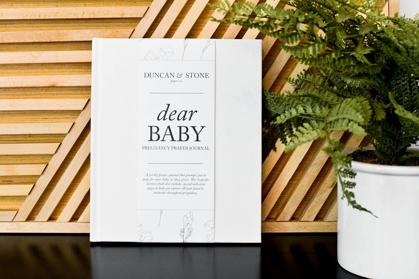 Duncan & Stone Paper Co. - Dear Baby: A Pregnancy Prayer Journal & Memory Book for Moms