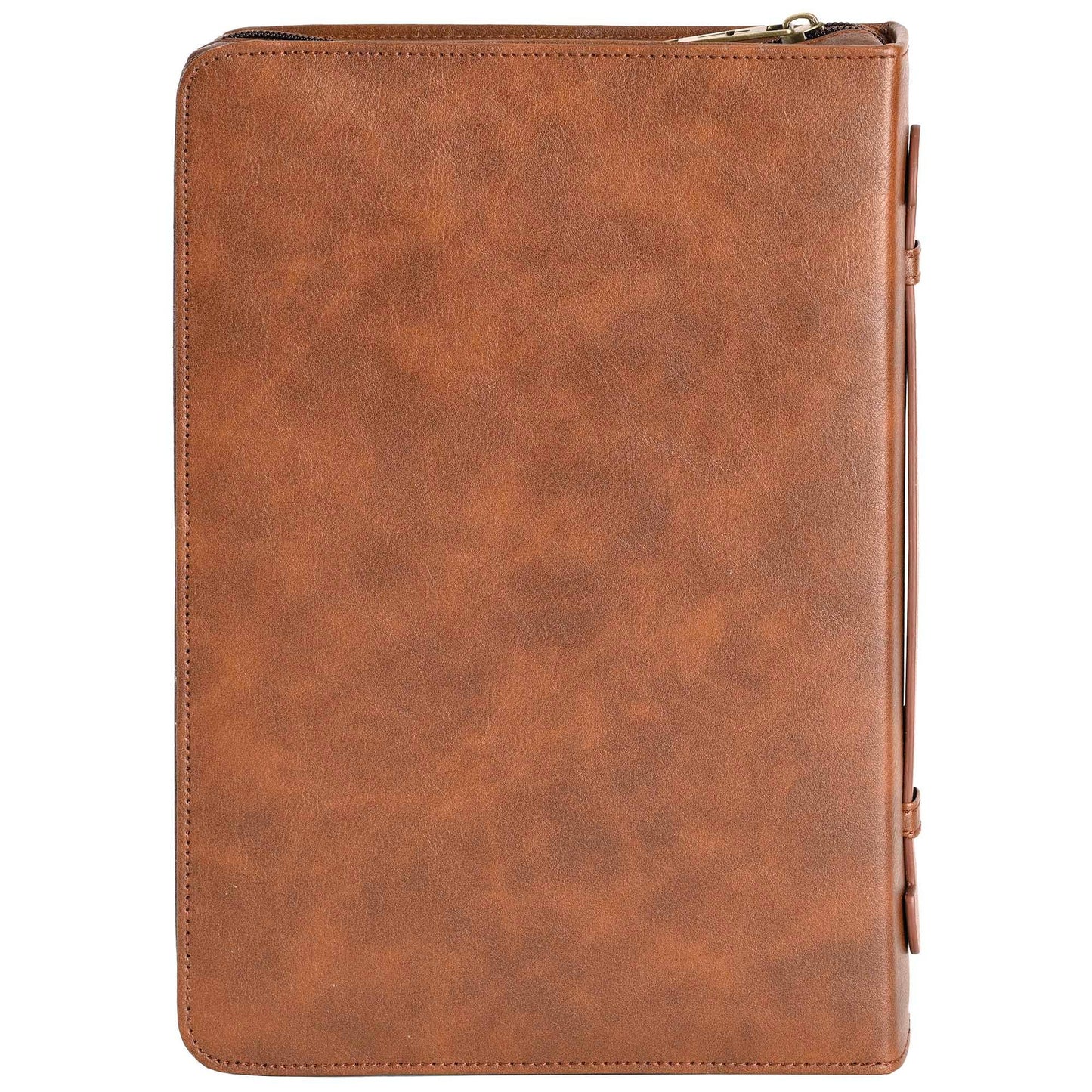Magnolia - White Dove Bible Cover Classic Cross Brown XL