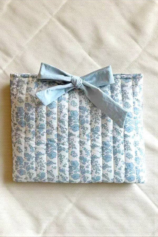 Nash Grey - Phoebe Blue Floral Bible Cover