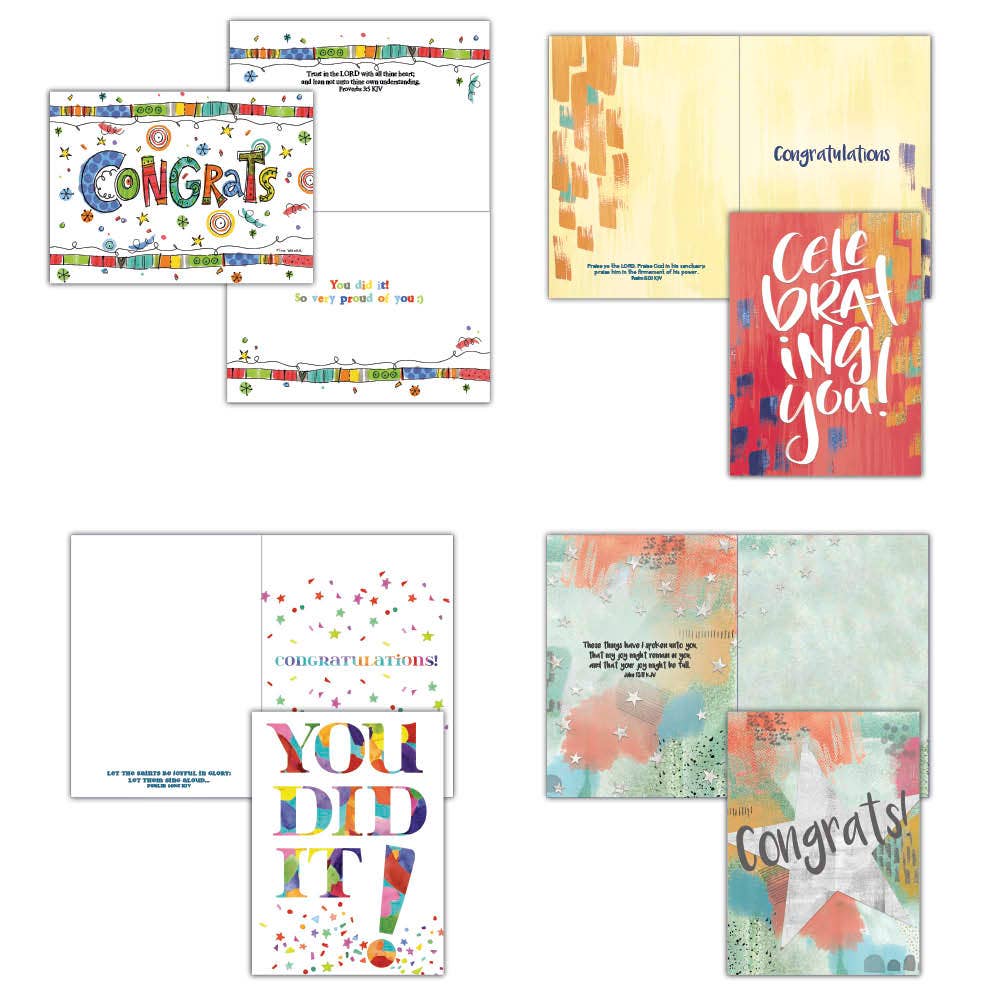 Crown Point Graphics - Congratulations - You Did It! Boxed Congratulation Cards