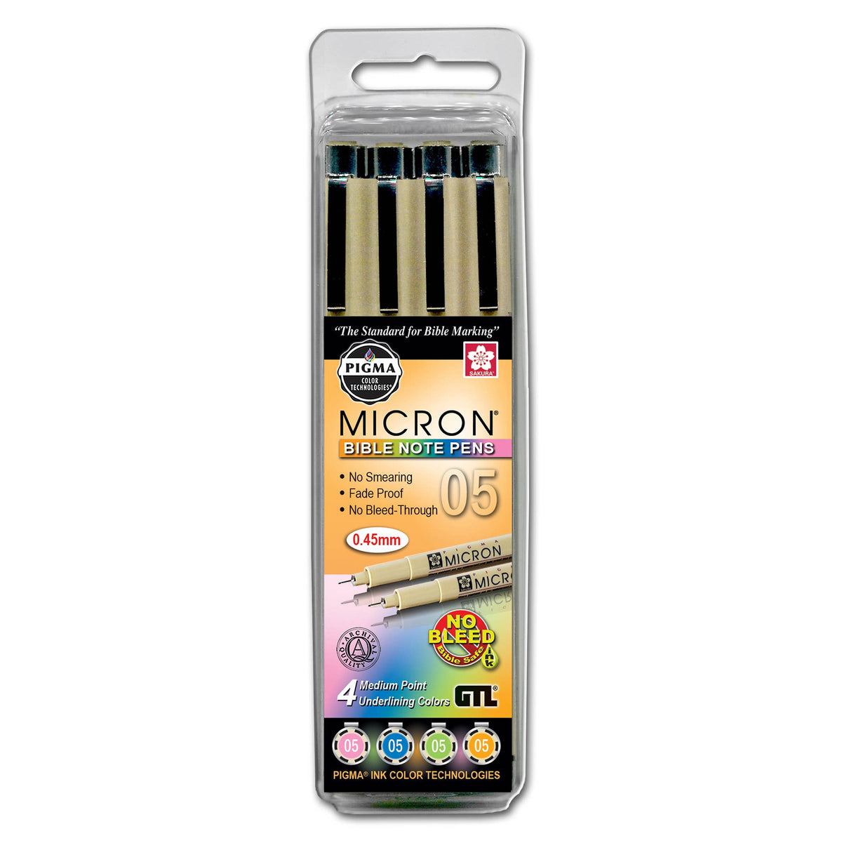 G.T. Luscombe Company, Inc. - Less Than PQ - Micron 4 Pack Bible Kit Display