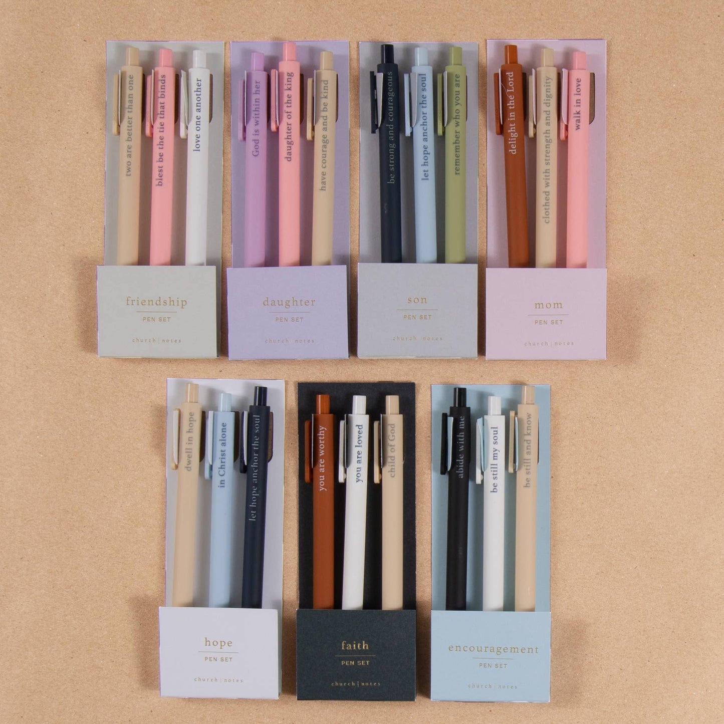 Church Notes Co. - Encouragement Bible Study Pen Set