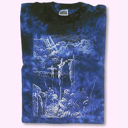 CRUCIFIXION Mens Tye Dye T-Shirt