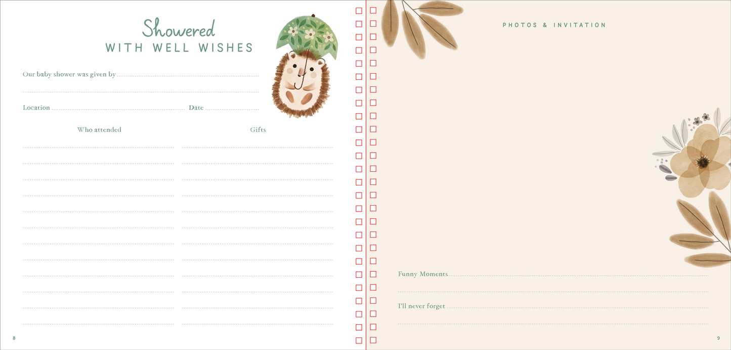 Peter Pauper Press - Baby's First Years: A Modern Memory Book with Keepsake Box