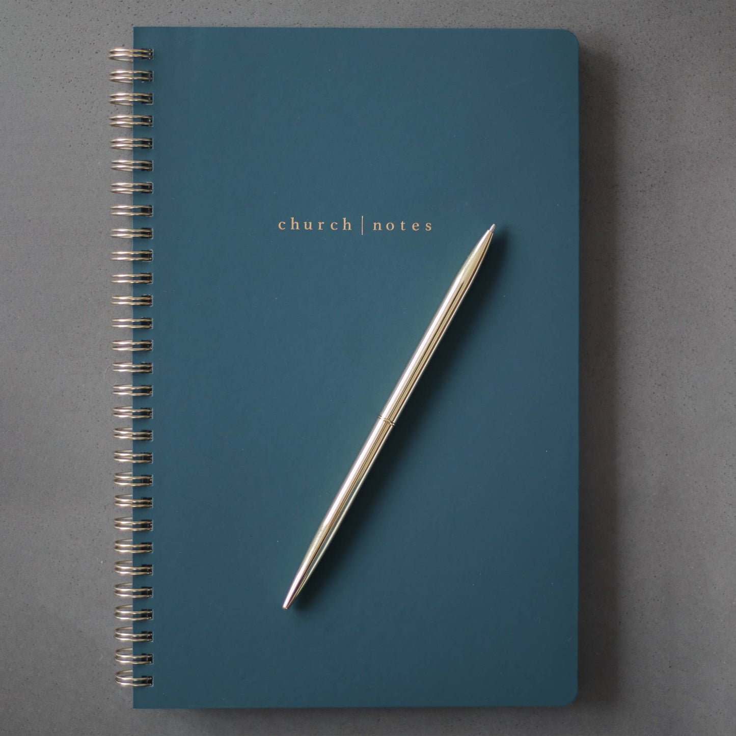 Church Notes Co. - Navy Church Notes Bible Study Notebook