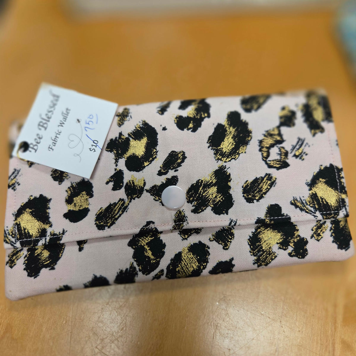 Fabric Wallet- Bee Blessed