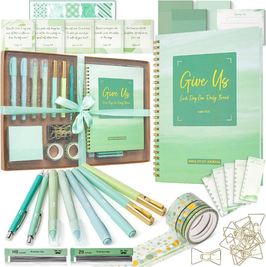Mr. Pen - Mr. Pen- Bible Journaling Kit for Women, Forest Mist Color