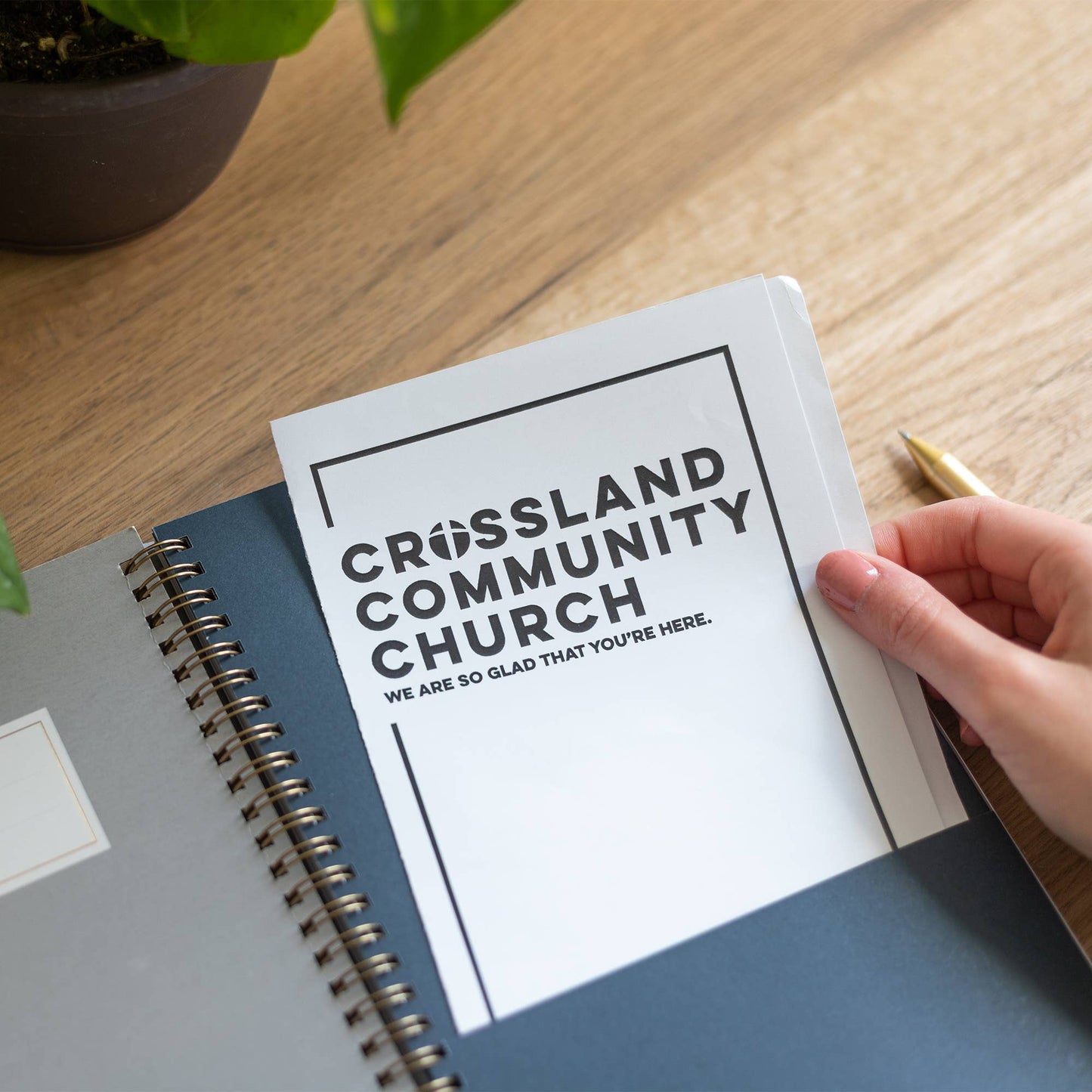 Church Notes Co. - Navy Church Notes Bible Study Notebook