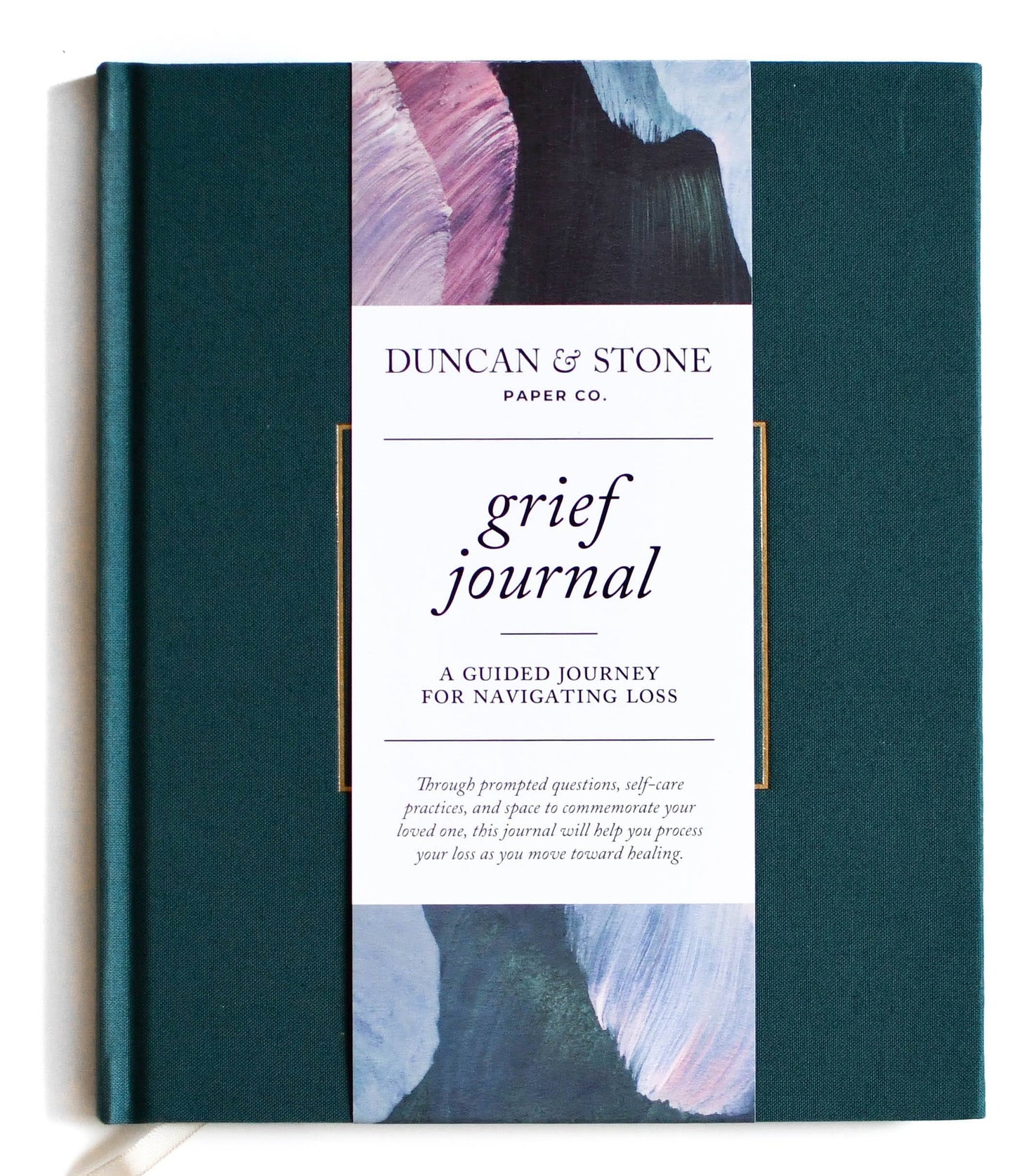 Duncan & Stone Paper Co. - Grief Journal - Teal | Sympathy Gift | Loss of Child Journal