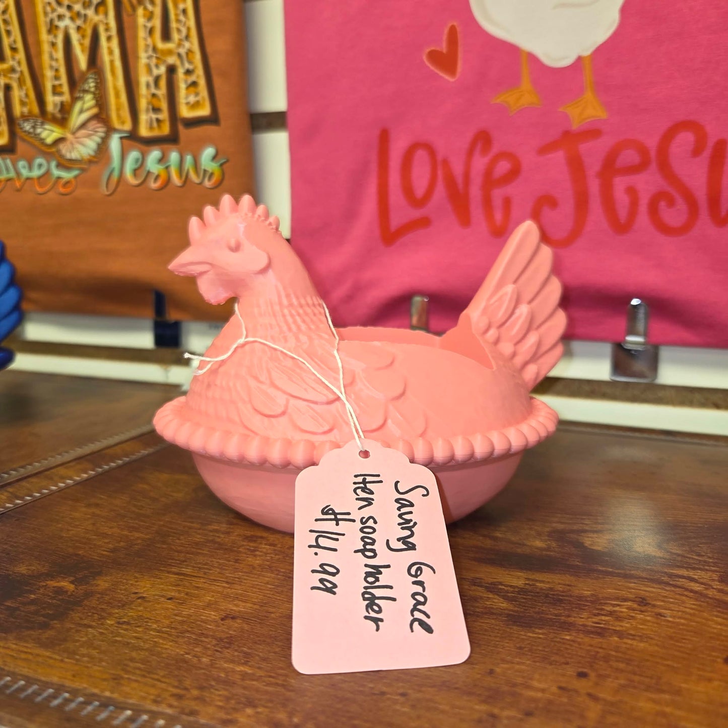 Hen on Nest soap holder