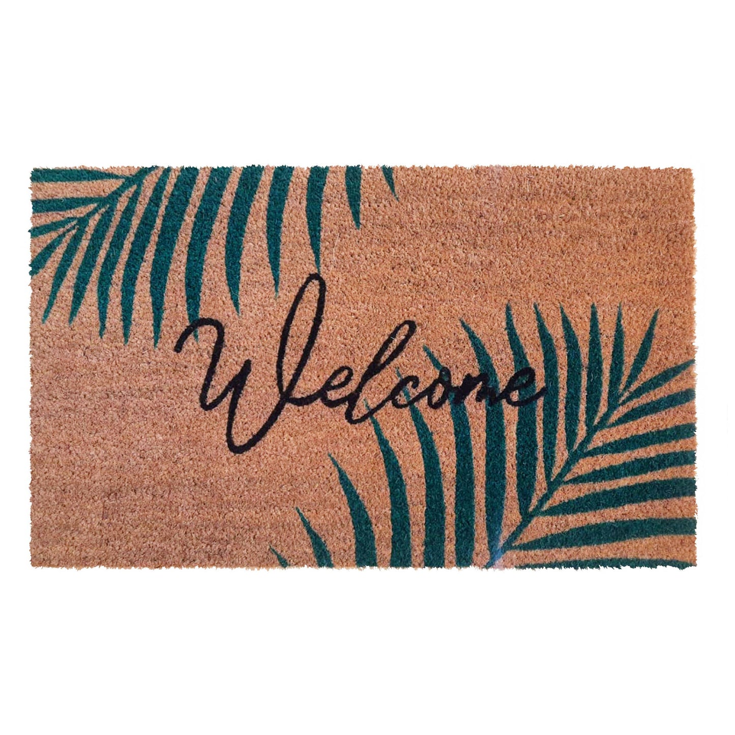 RugSmith - Welcome Palm Leaves Doormat
