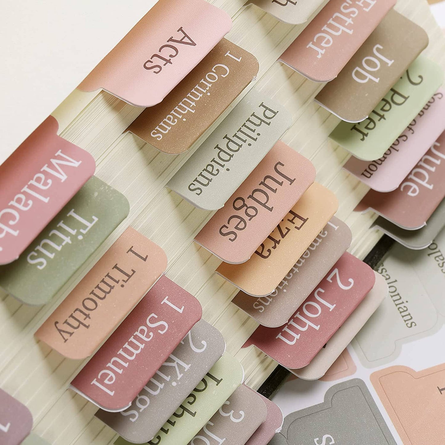 Mr. Pen - Bible Tabs, 75 Laminated Tabs for Women and Men
