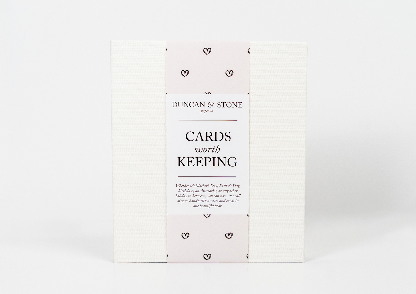 Duncan & Stone Paper Co. - Cards Worth Keeping Journal | Birthday Card Organizer Book