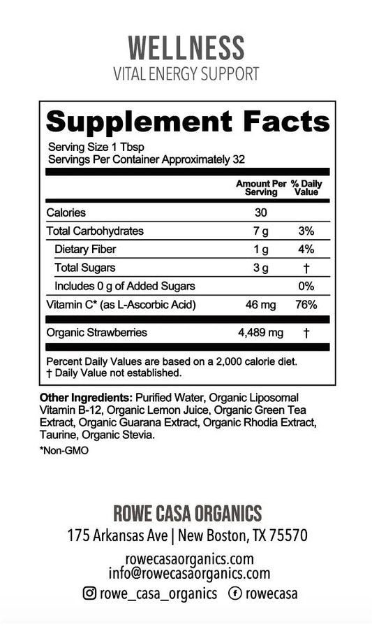 Vitality | Energy Support | 16 Oz (Caffeinated)