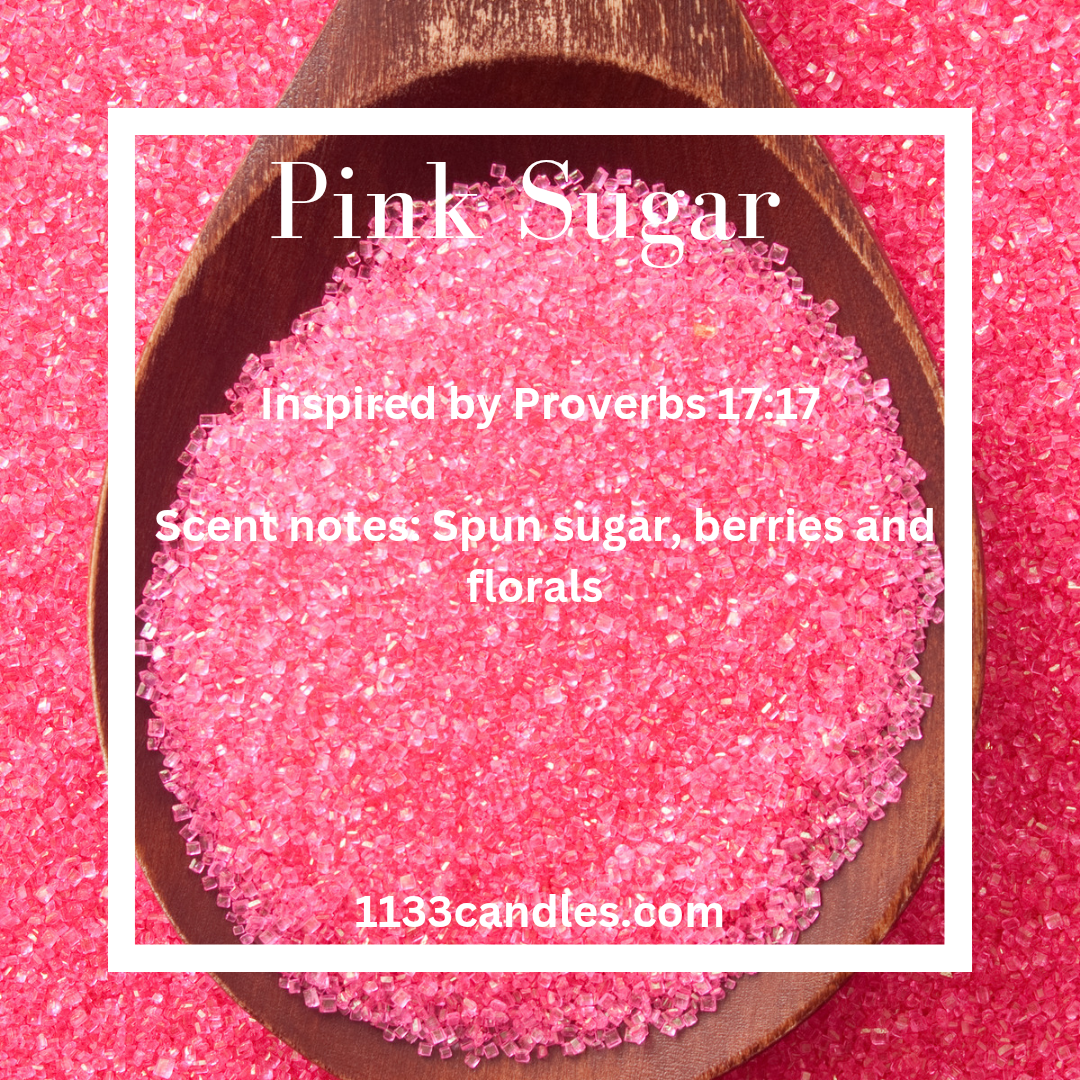 1133 Candles - Friend Gift | Friendship Candle | Pink Sugar Candle