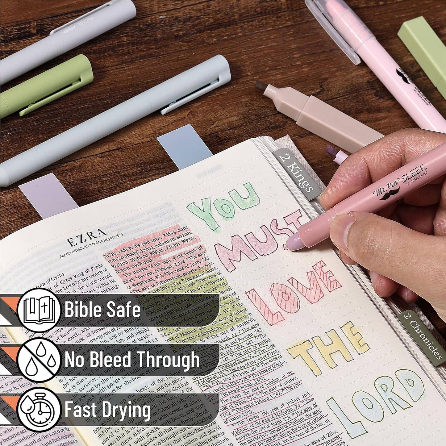 Mr. Pen - Mr. Pen Bible Journaling Kit with Sticky Notes