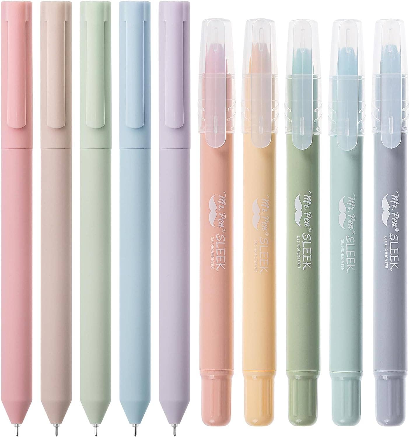 Mr. Pen - Mr. Pen No Bleed Bible Highlighters & Pens - 10 Pack