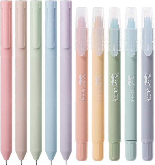 Mr. Pen - Mr. Pen No Bleed Bible Highlighters & Pens - 10 Pack