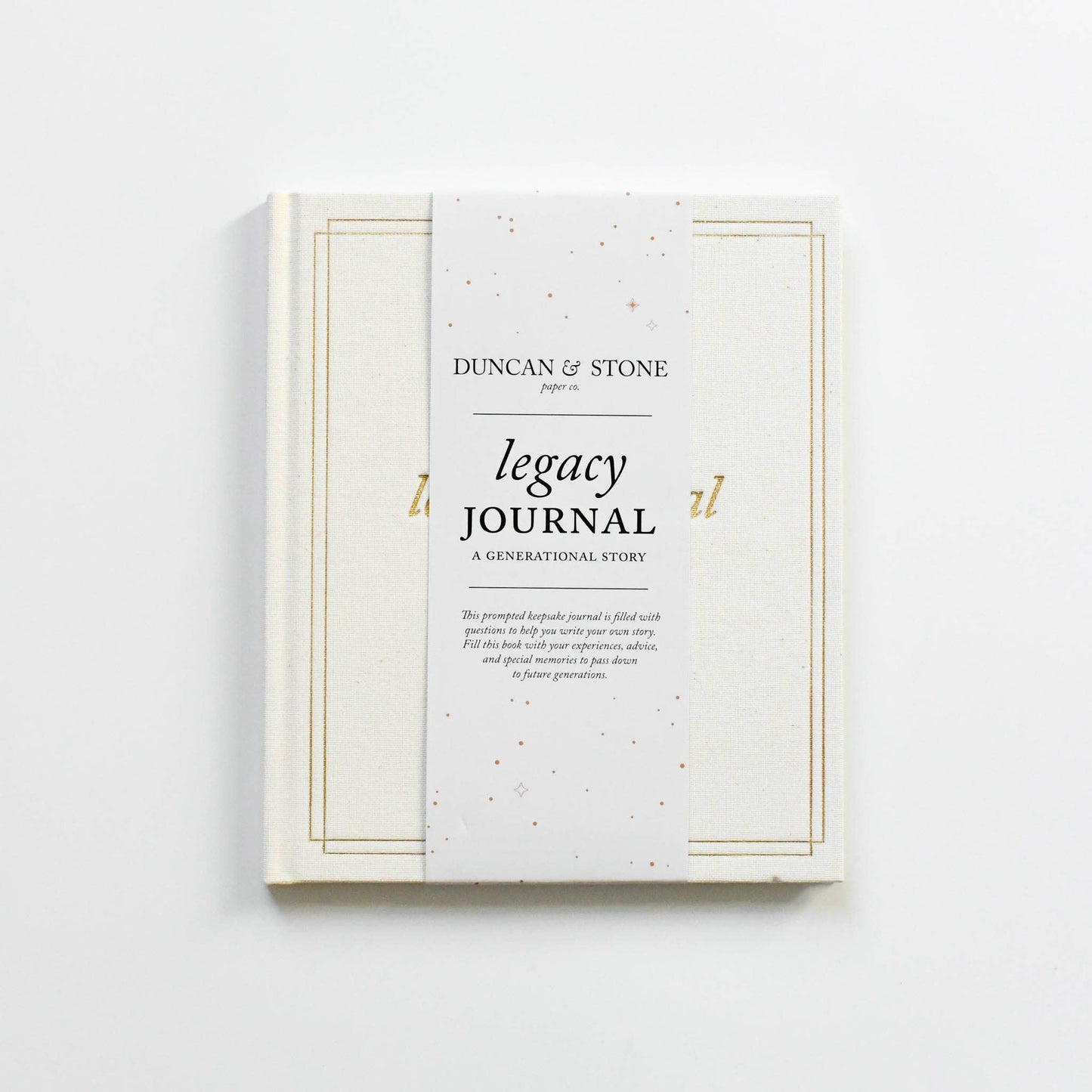 Duncan & Stone Paper Co. - Legacy Journal: A Family Keepsake Book | Christmast Gift