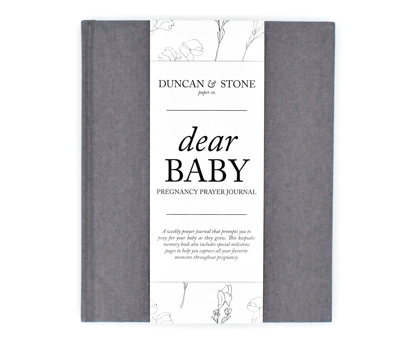 Duncan & Stone Paper Co. - Dear Baby: A Pregnancy Prayer Journal & Memory Book for Moms