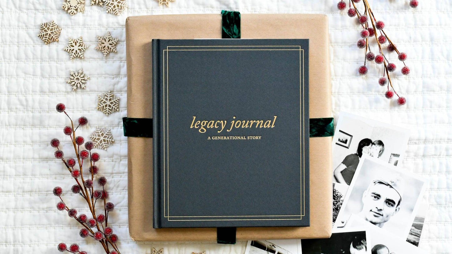 Duncan & Stone Paper Co. - Legacy Journal: A Family Keepsake Book | Christmast Gift
