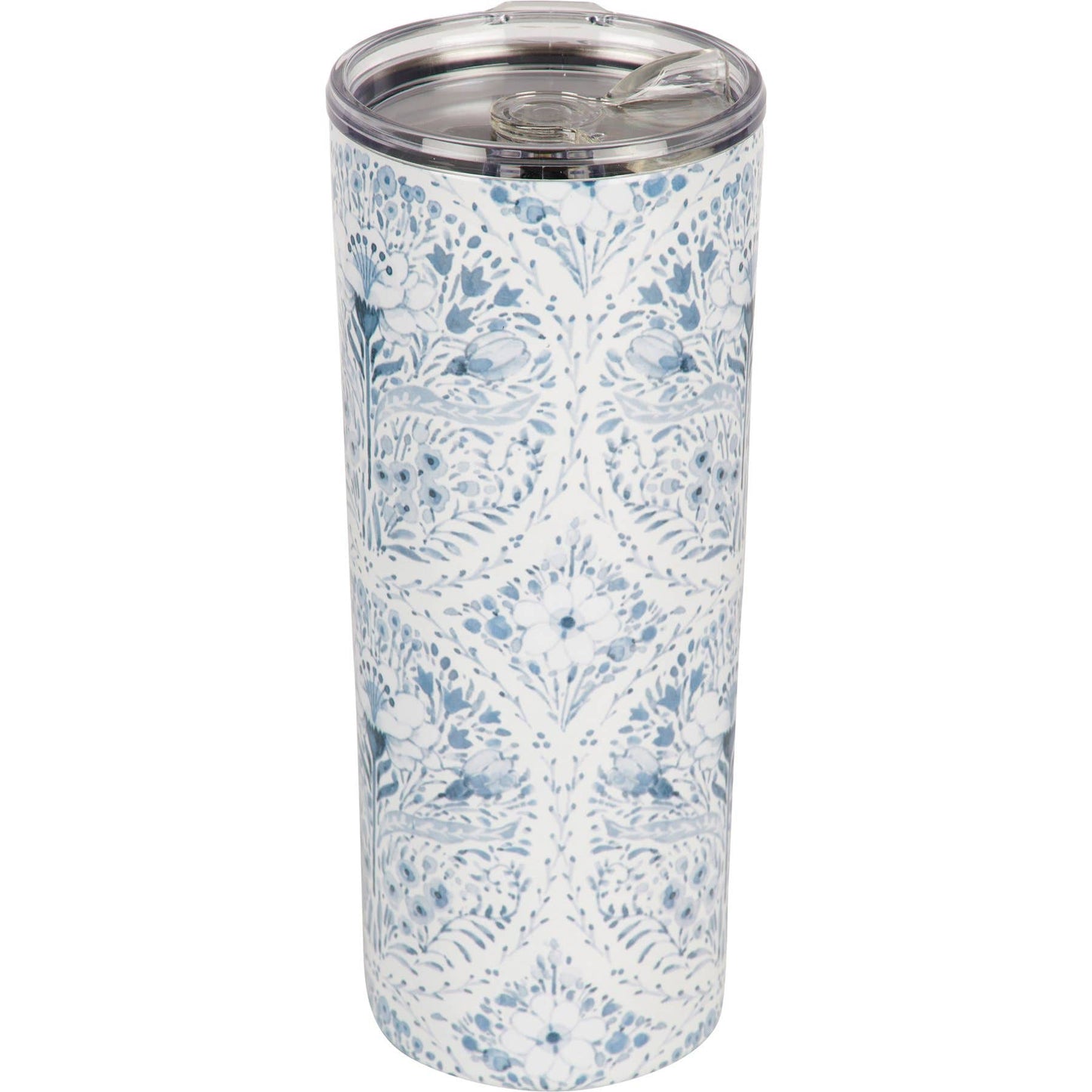 Primitives by Kathy - Indigo Floral Coffee Tumbler