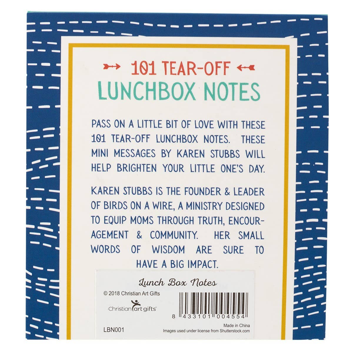 Christian Art Gifts - 101 Inspirational Lunch Box Notes