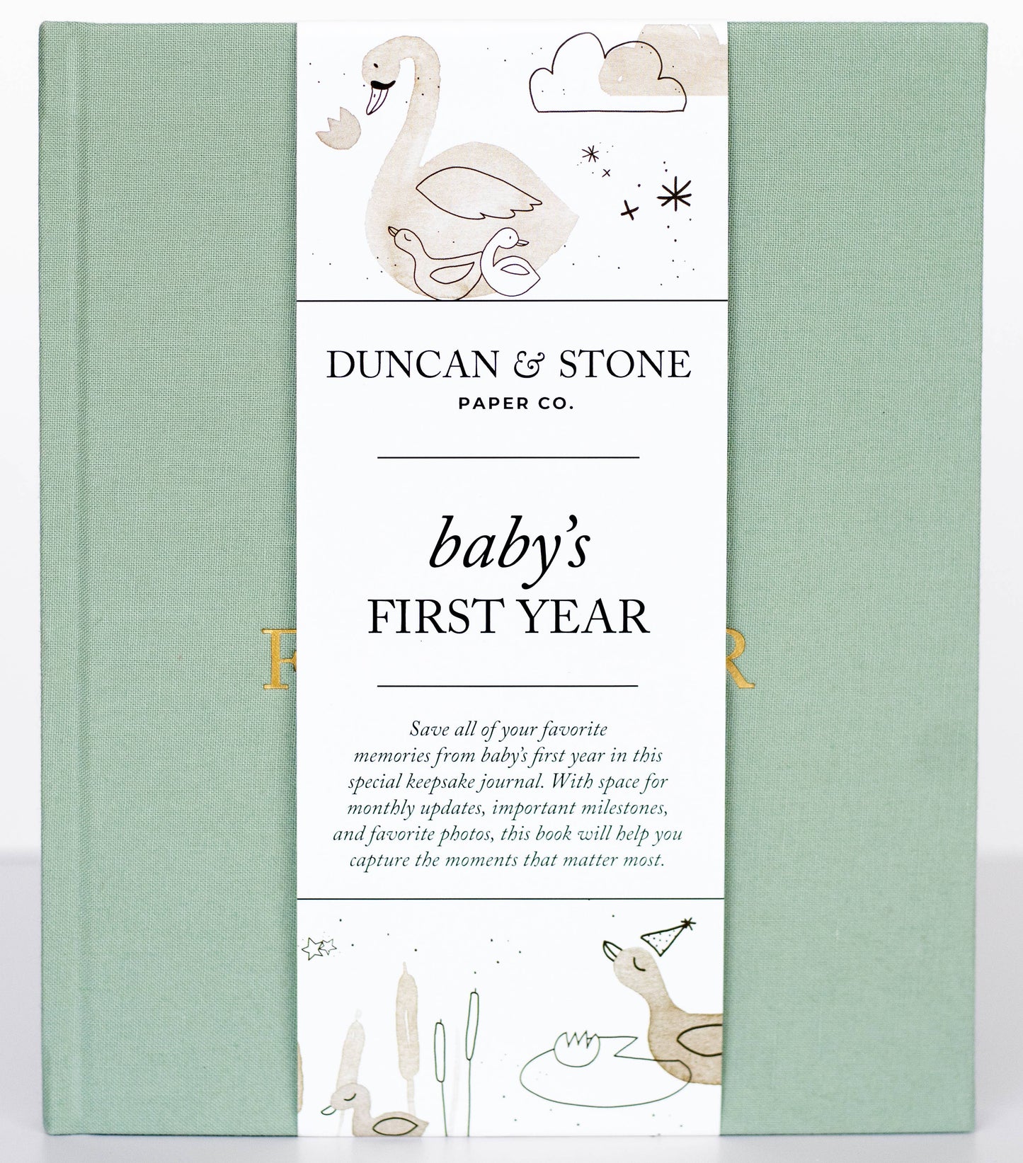 Duncan & Stone Paper Co. - Baby's First Year Memory Book & Photo Album | Mother's Day