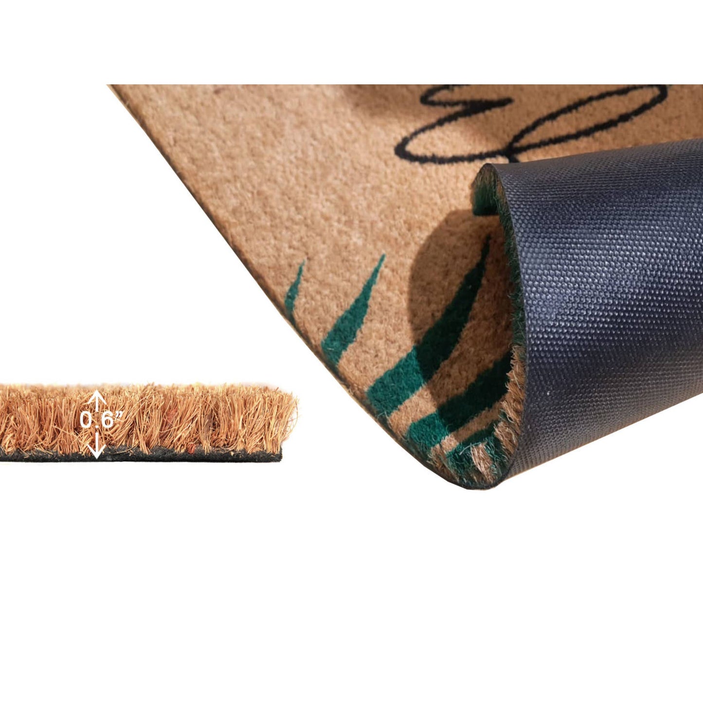 RugSmith - Welcome Palm Leaves Doormat