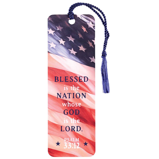 Dicksons - Tassel Bookmark Blessed Is The Nation