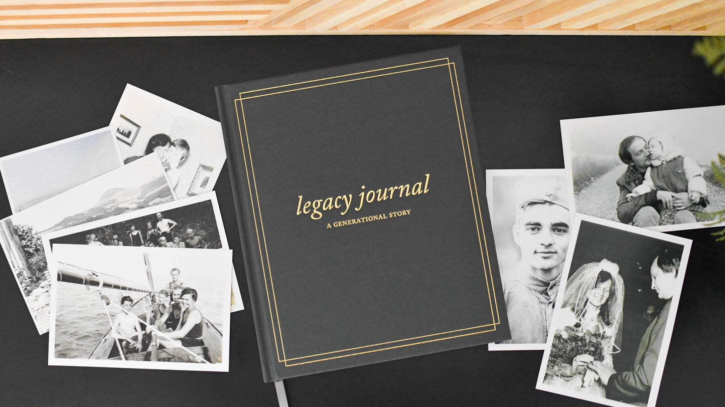 Duncan & Stone Paper Co. - Legacy Journal: A Family Keepsake Book | Christmast Gift