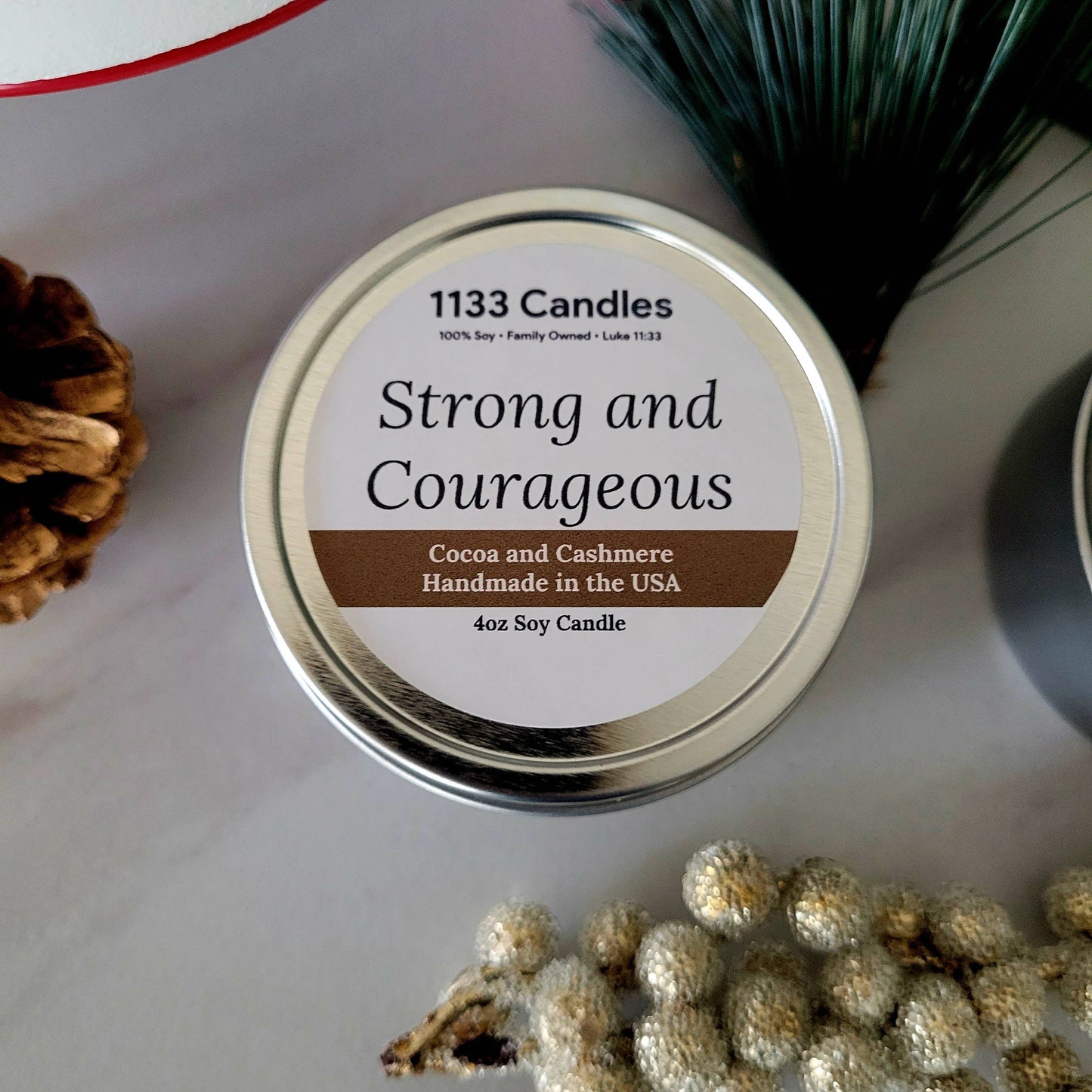 1133 Candles - Winter Candle | 4oz Cocoa and Cashmere | Christmas 2025