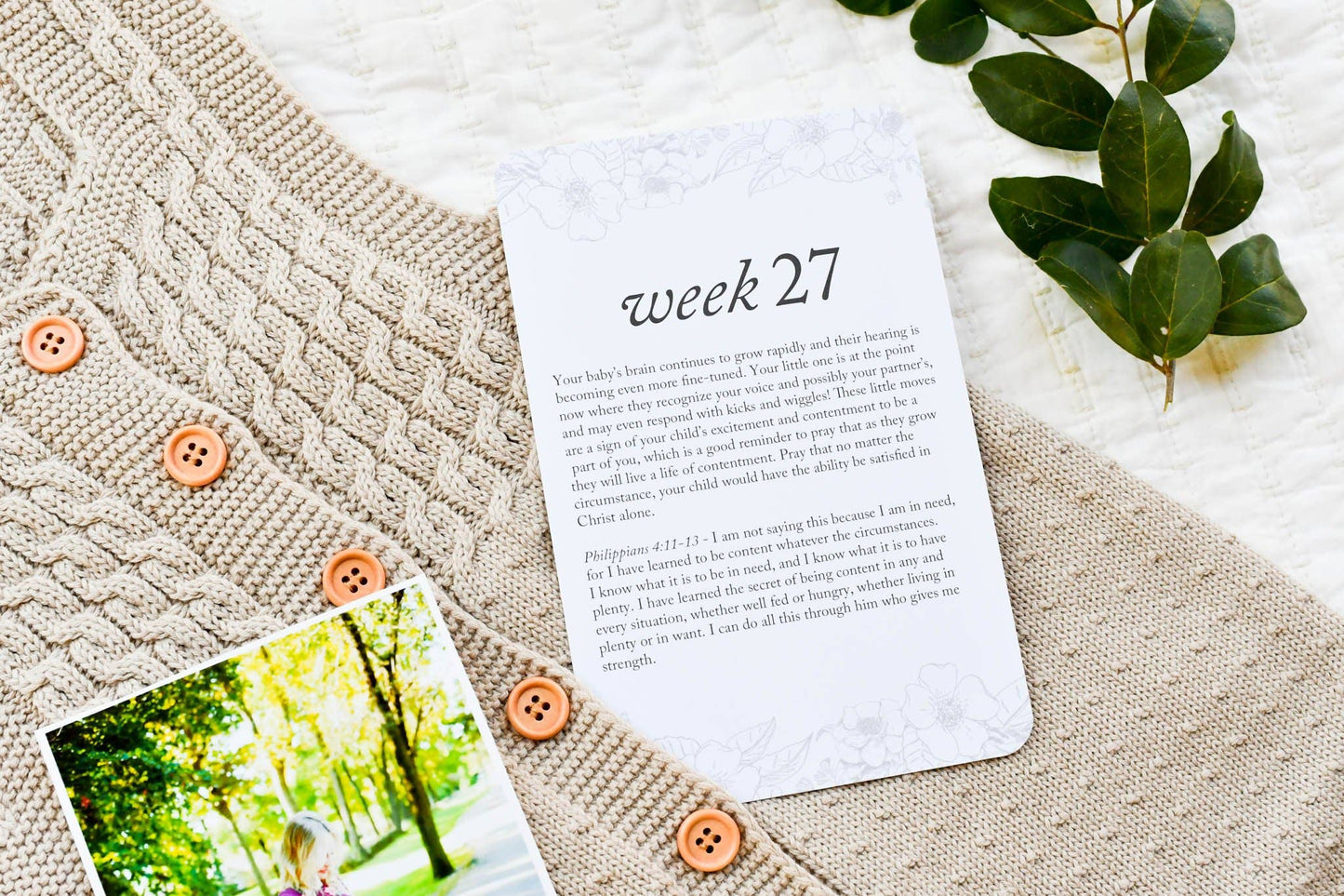 Duncan & Stone Paper Co. - Pregnancy Prayer Cards | Expecting Mom Gift & Announcement