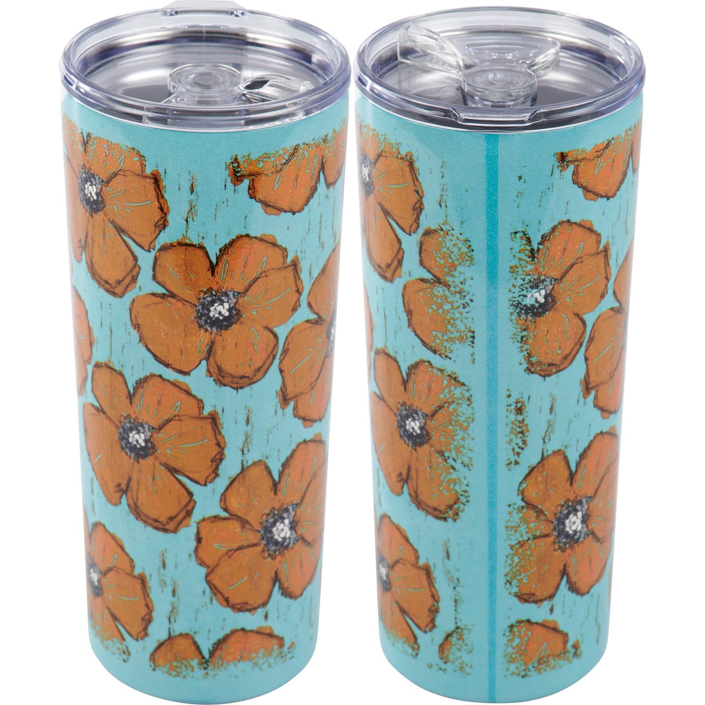 Primitives by Kathy - Floral Coffee Tumbler