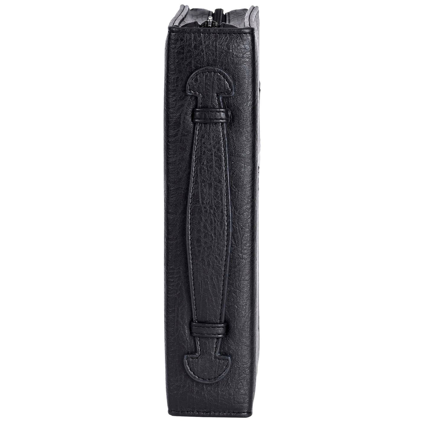 Magnolia - White Dove Bible Case Vintage Cross Black Large