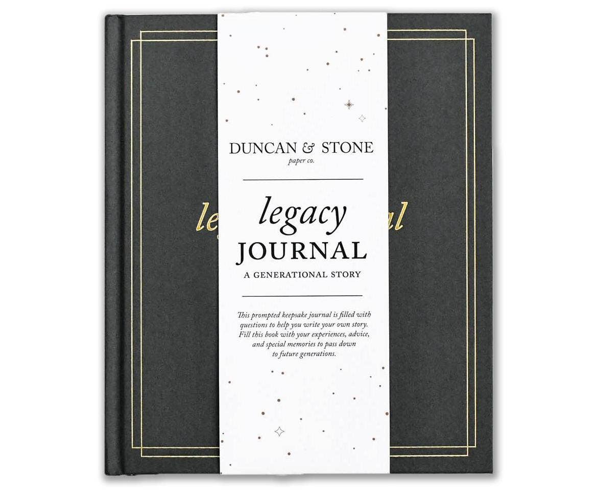 Duncan & Stone Paper Co. - Legacy Journal: A Family Keepsake Book | Christmast Gift