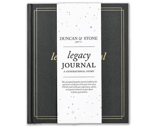 Duncan & Stone Paper Co. - Legacy Journal: A Family Keepsake Book | Christmast Gift