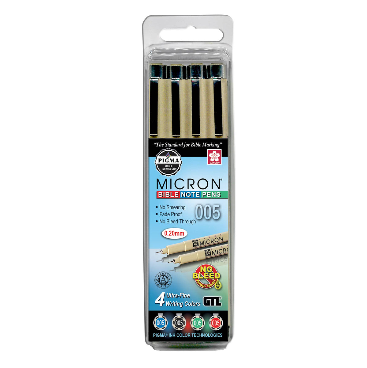 G.T. Luscombe Company, Inc. - Less Than PQ - Micron 4 Pack Bible Kit Display
