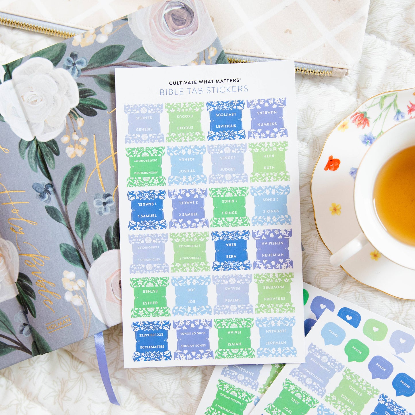 The Daily Grace Co - Bible Tabs | Floral