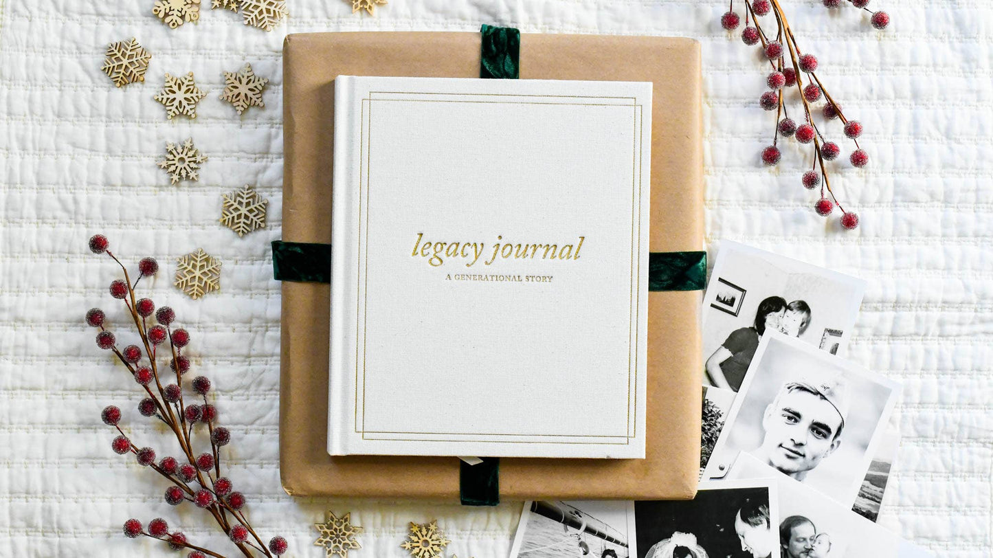 Duncan & Stone Paper Co. - Legacy Journal: A Family Keepsake Book | Christmast Gift