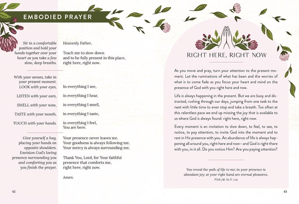 HarperCollins Christian Publishing - Prayer in Motion : An Invitation to Be Fully Present, Connec