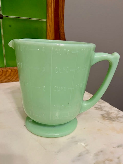 D&S Vintage Decor- Jadeite 4 Cup Measuring Cup $45