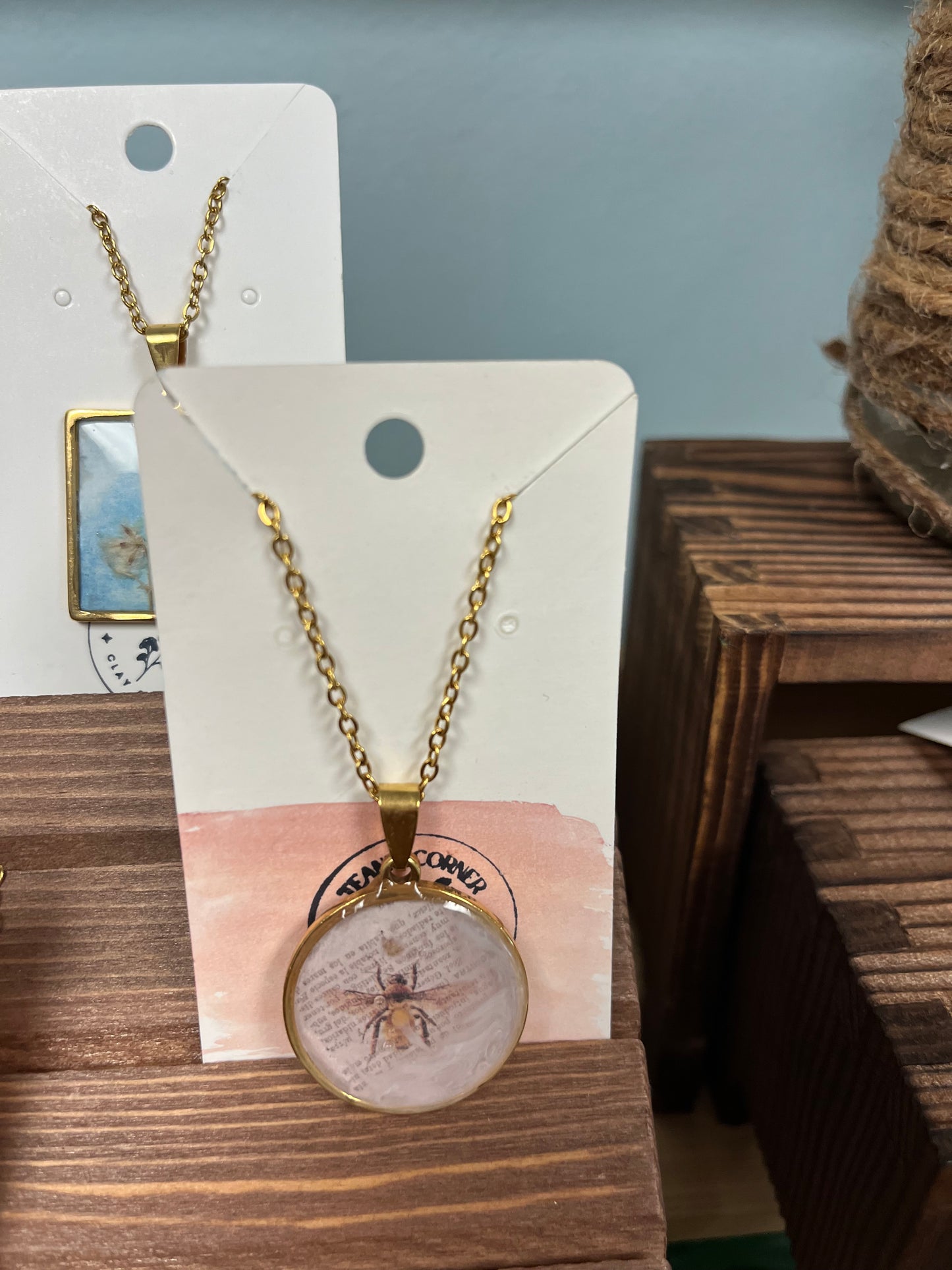 Mustard Seed Necklace- Bee