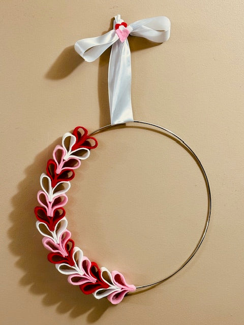 La Vie Queen Collective- Metal heart wreath