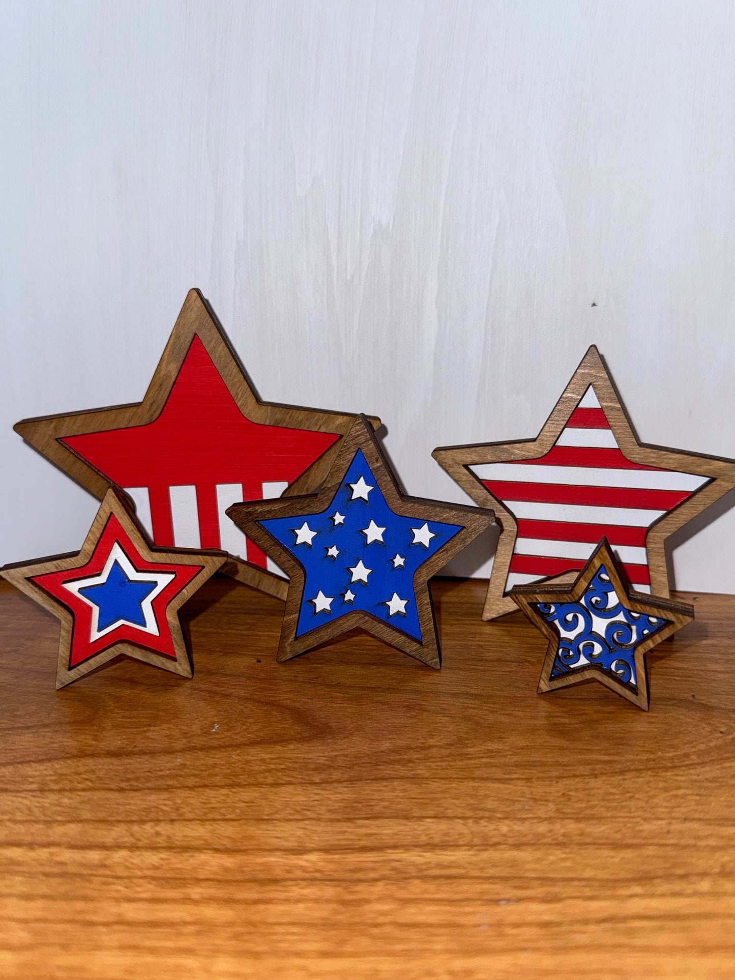 Created With Heart- WOODEN STARS