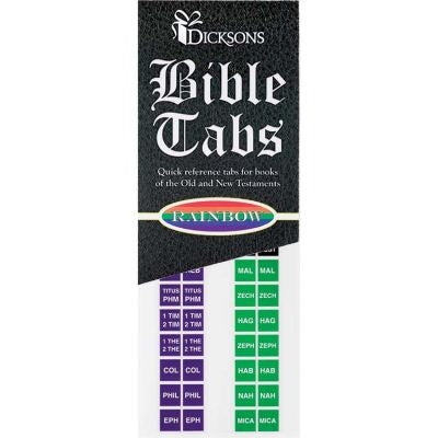Bible Tabs Rainbow Old/New Testaments