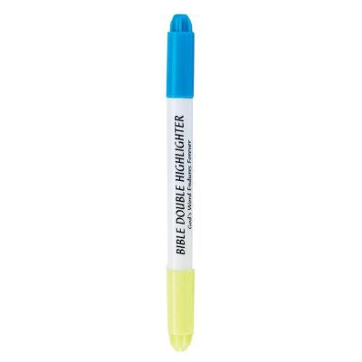 Highlighter Dual Tip: Gods word endures forever. Yellow/Blue