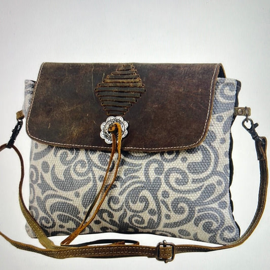 Myra ivy patterned cross body